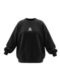 Ribbed Velvet Sweatshirt — [Color : BLACK]