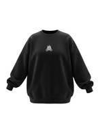 Ribbed Velvet Sweatshirt — [Color : BLACK]