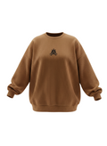 Ribbed Velvet Sweatshirt — [Color : TOFFEE]