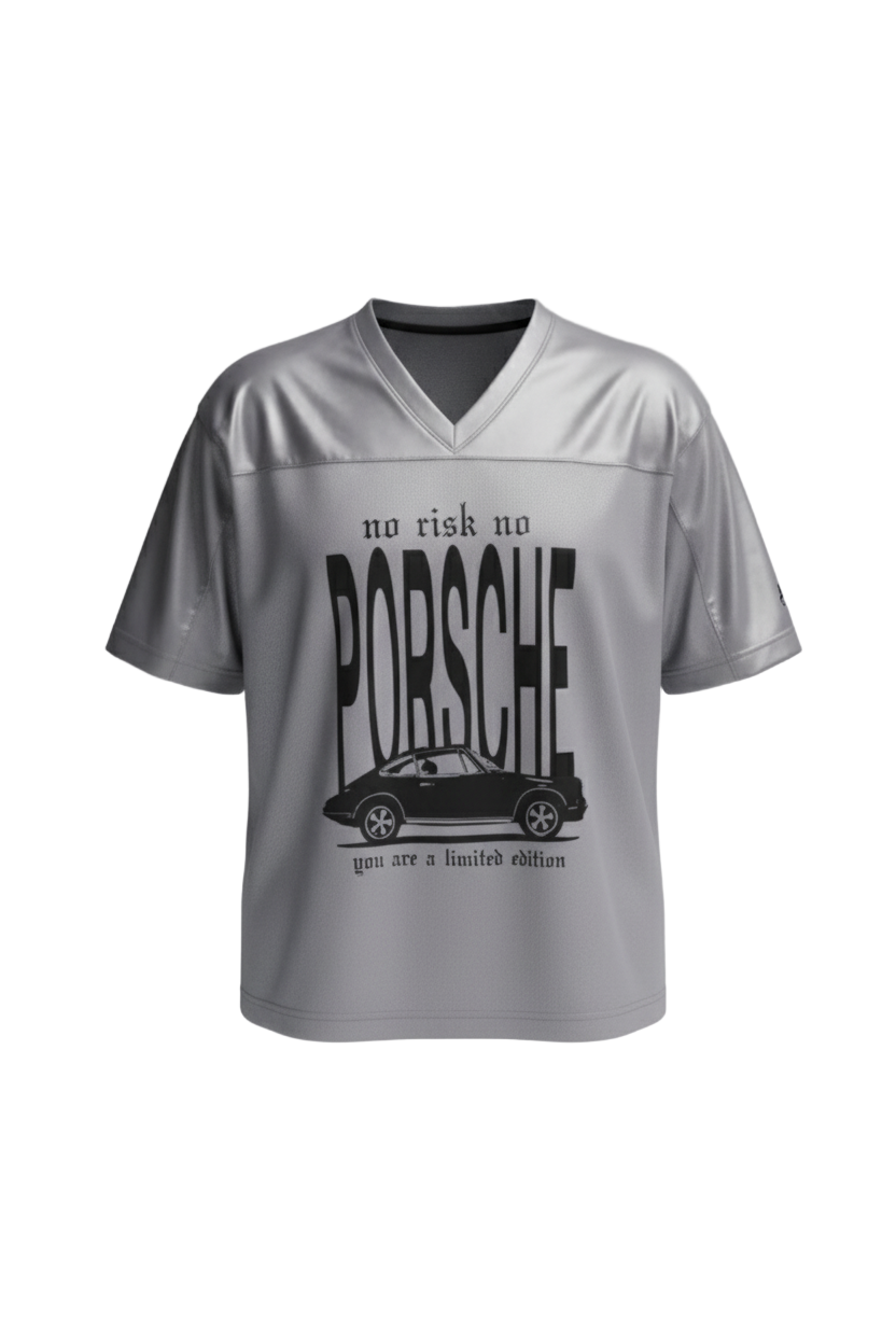 NO RISK NO PORSCHE -'GRAY'-