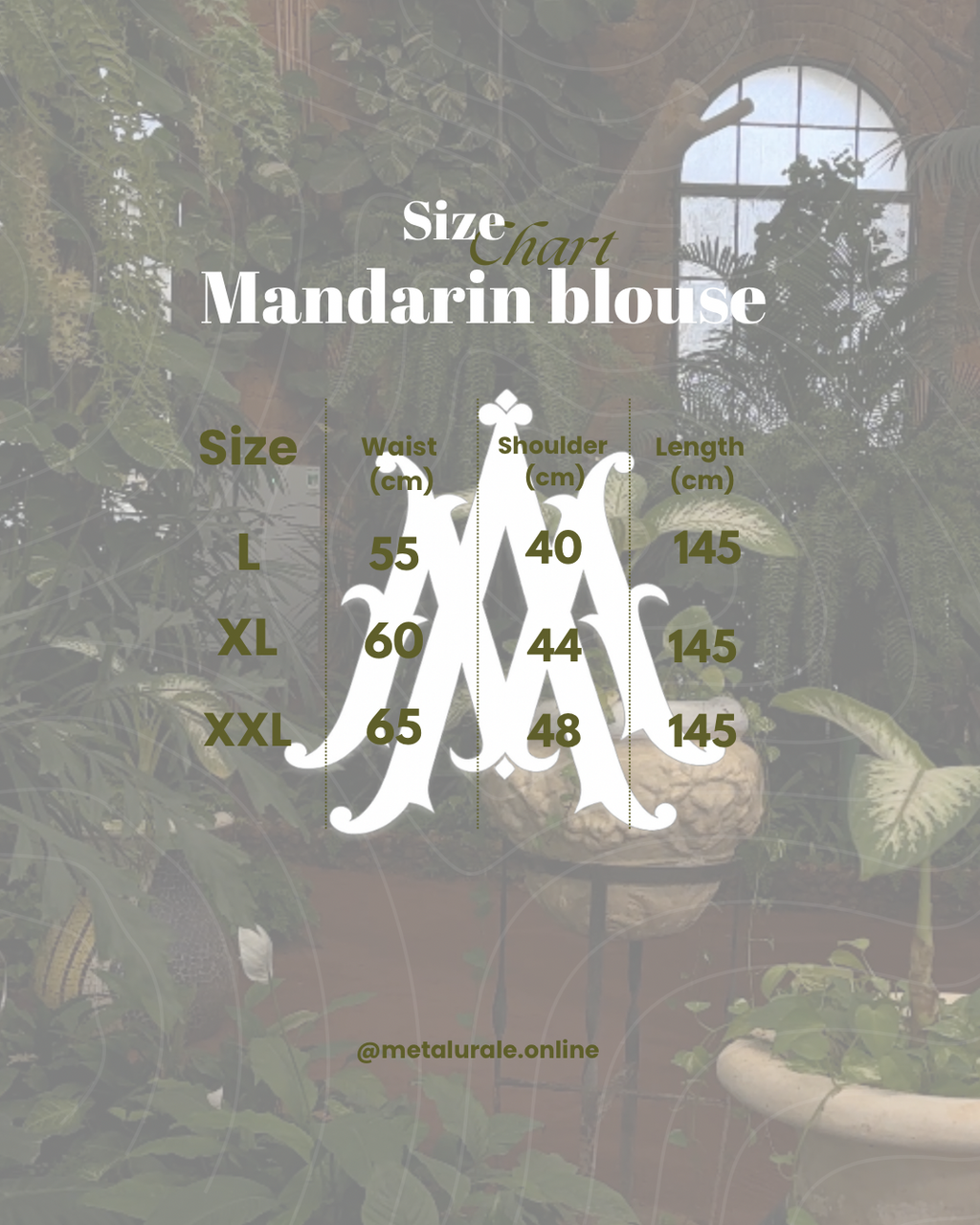 OLIVE- MANDARIN BLOUSE