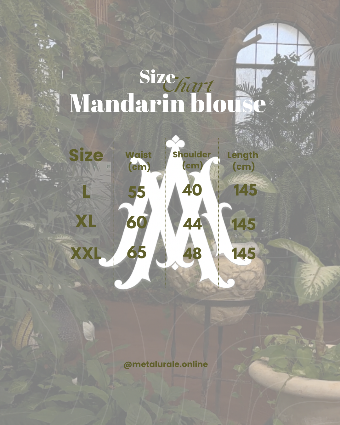 OLIVE- MANDARIN BLOUSE