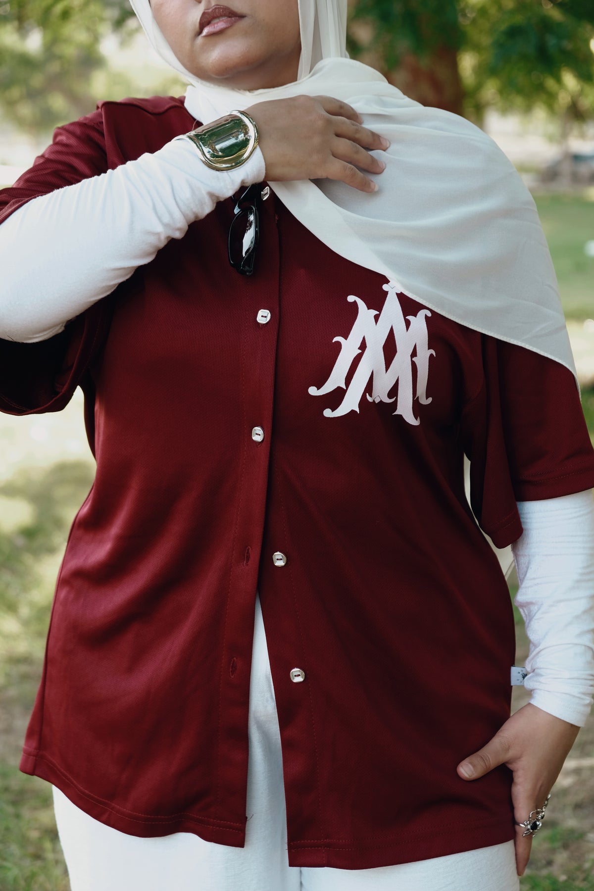 BURGUNDY T-shirt